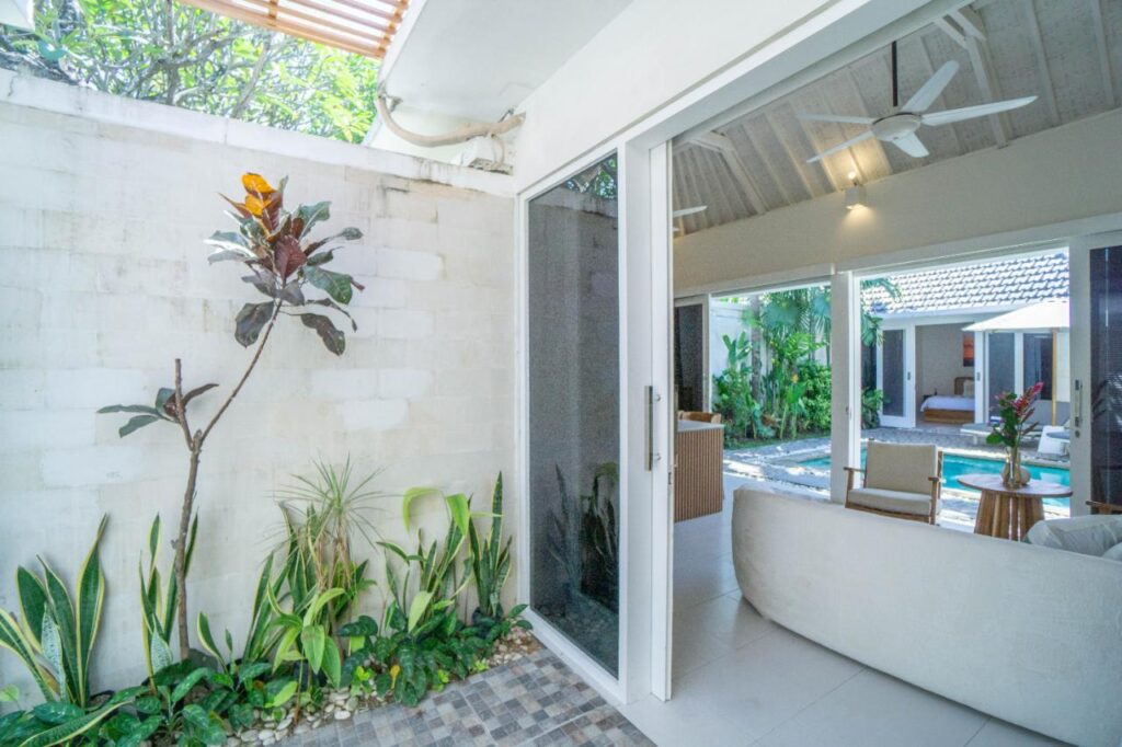 Sanur villa with private pool and tropical garden