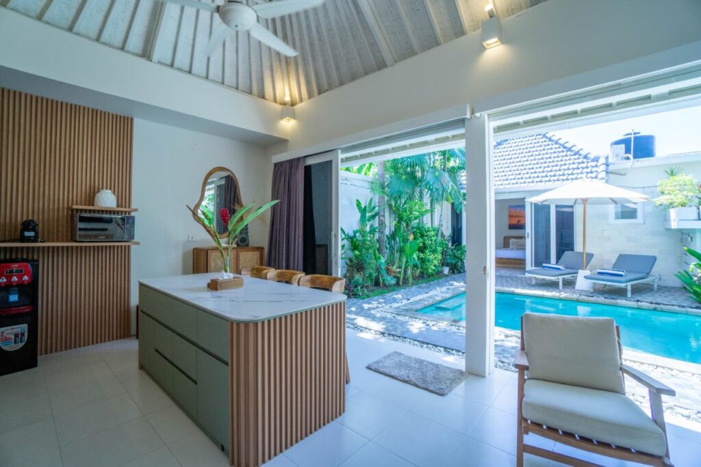 Sanur villa with private pool patio garden