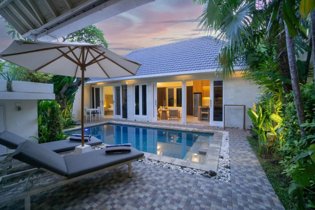 Sanur villa with private pool second bedroom