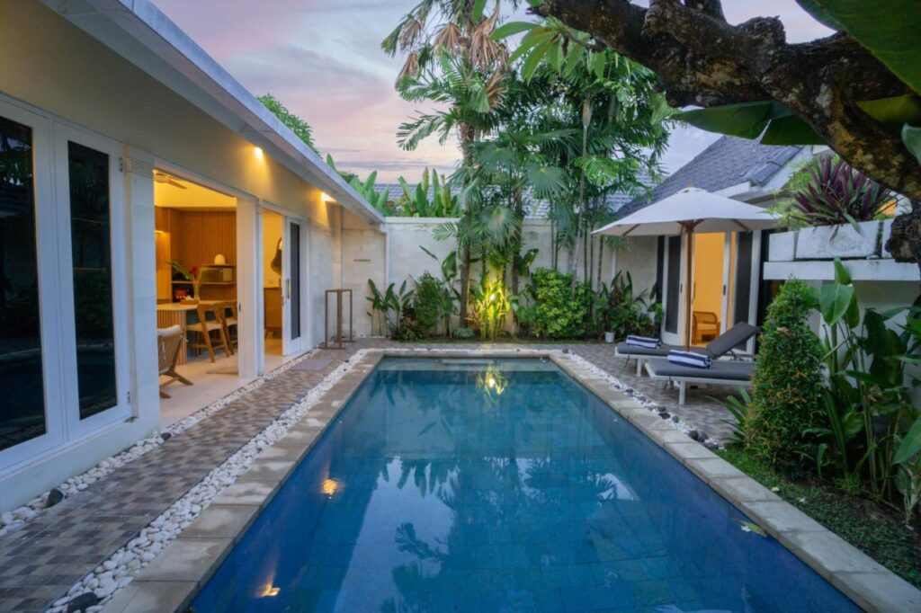 Sanur villa with private pool second bedroom